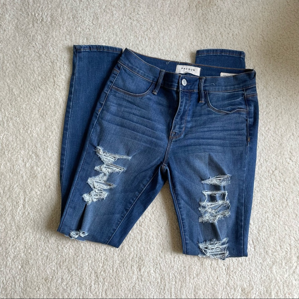 PacSun destressed jegging jeans (size 26)
